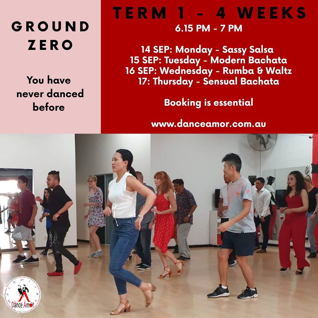 Dance Classes Salsa - Bachata Dance Course - Term Starts Sept 2020 - Amor Dance Studio | Adelaide Latin & Wedding Dance Studio