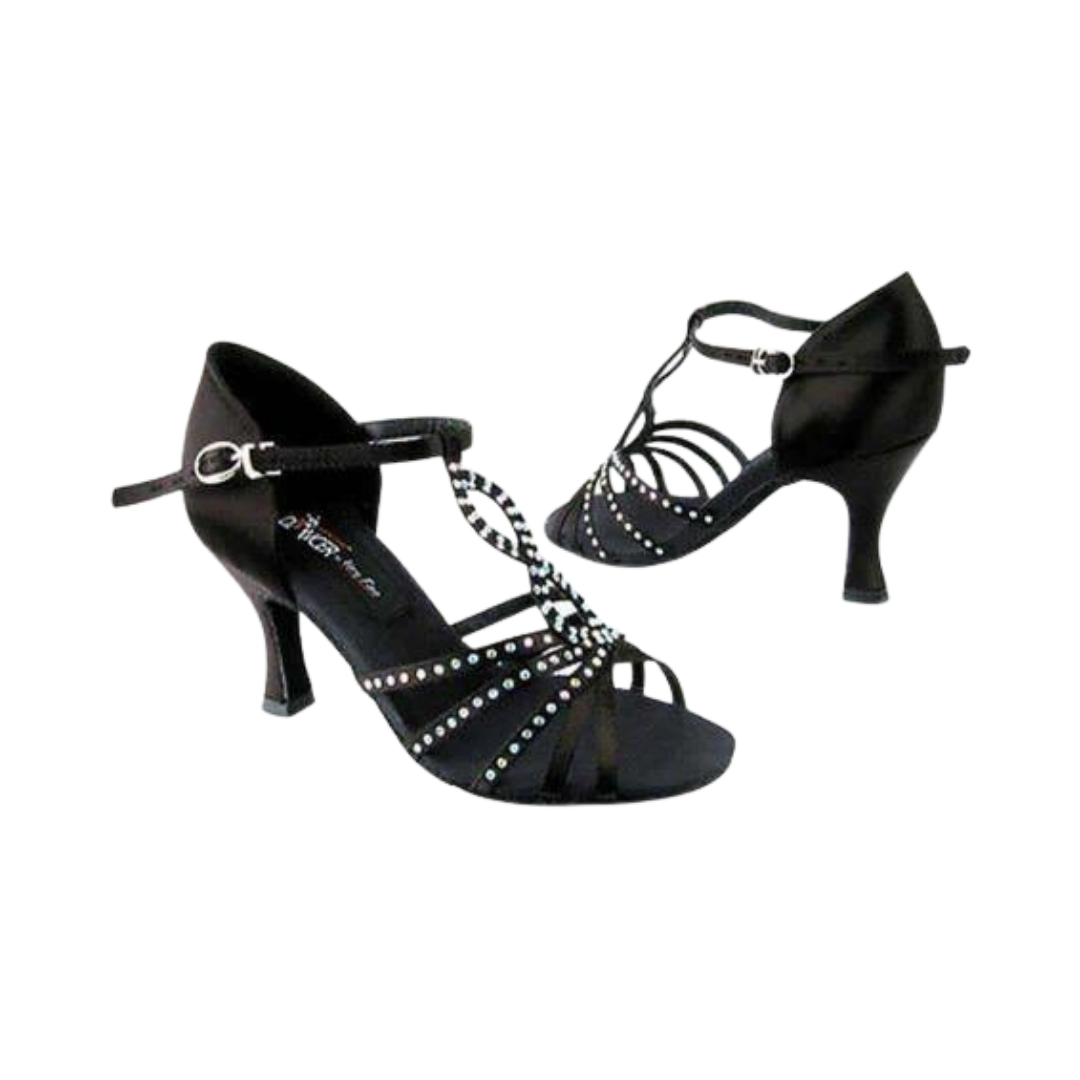 2.15" & 2.5" Monika | Rhinestone Strap Accent